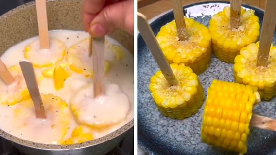 Resep Stick Jagung Susu Mentega yang Viral di TikTok, Begini Cara Membuatnya