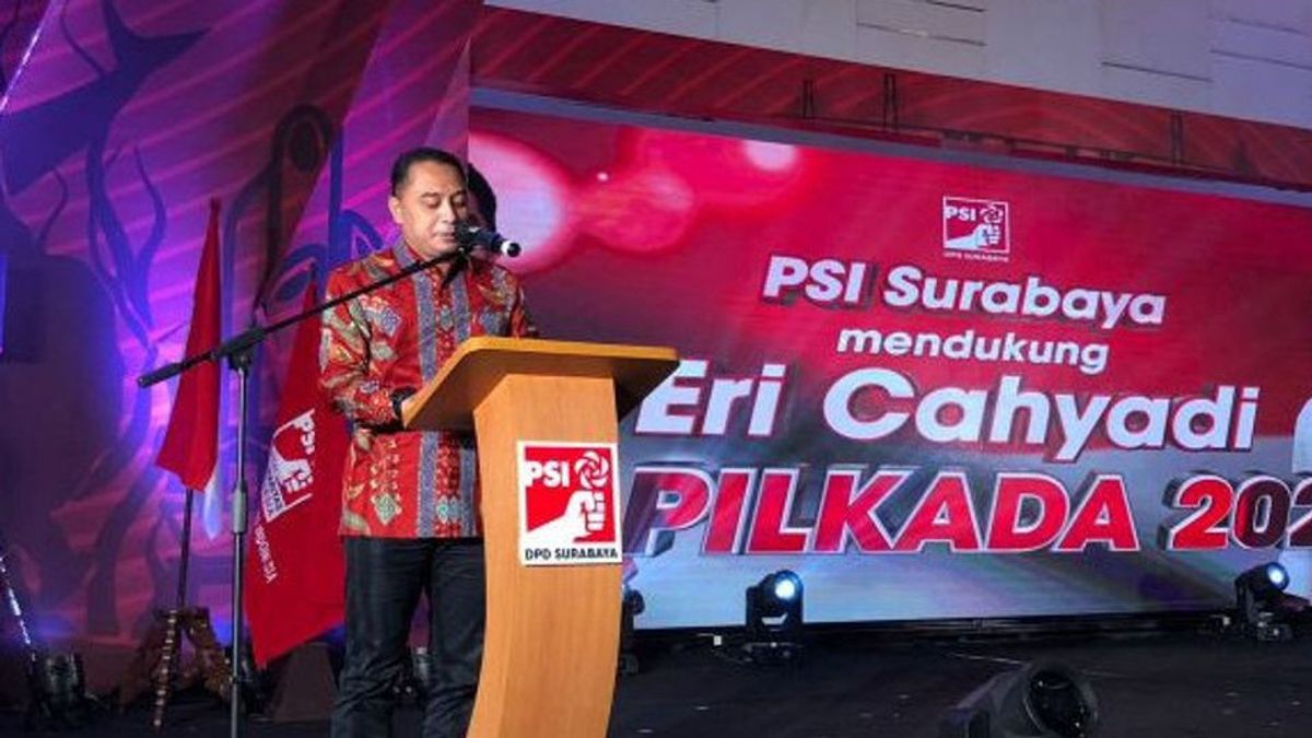 Beri Dukungan untuk Eri Cahyadi di Pilkada Surabaya 2024, PSI: Kami Semua Akan Menggerakan Basis Massa