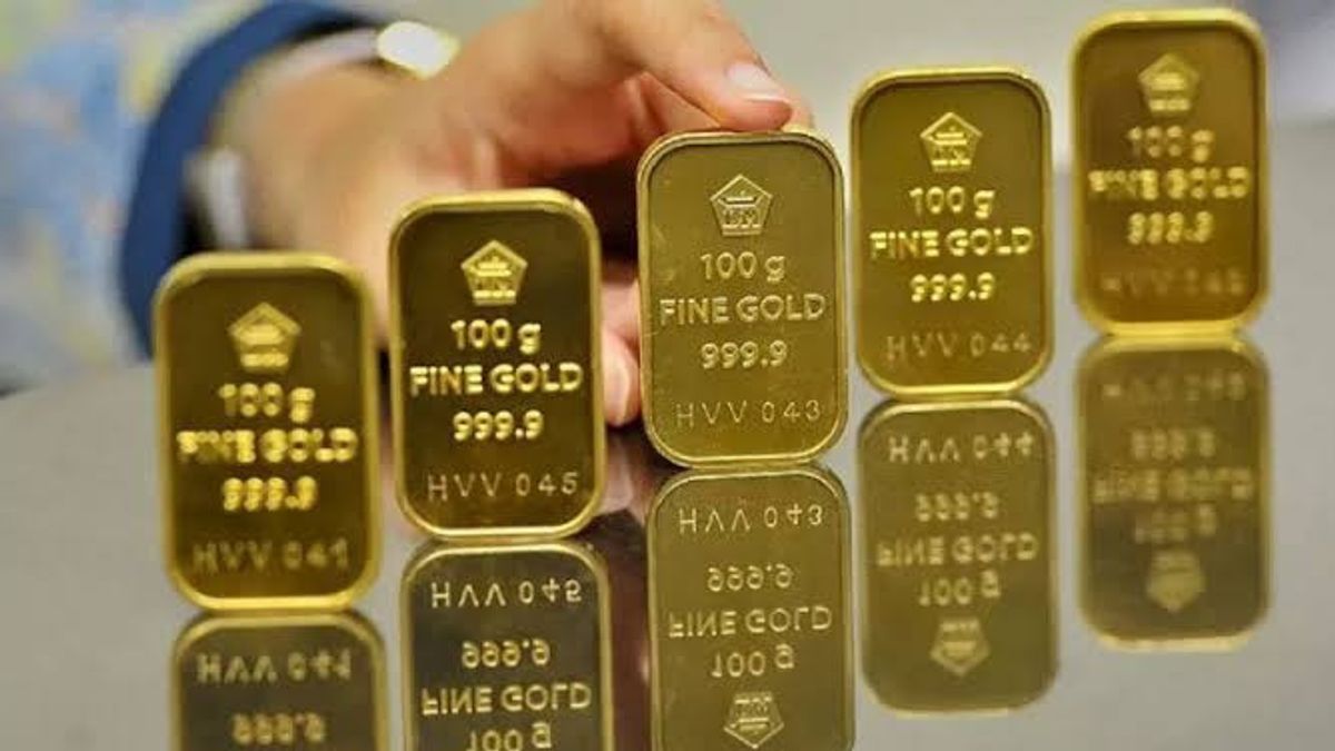Le prix de l’or Antam atteint le record de tous les temps, Segram à une valeur de 1 151 000 IDR
