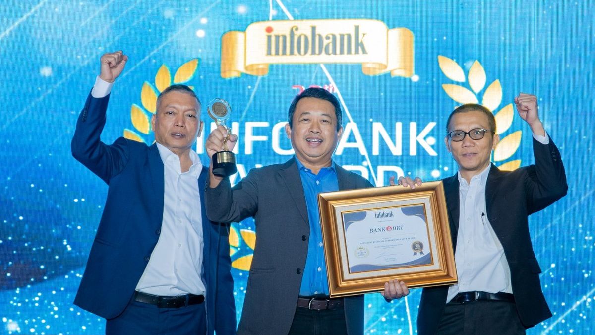 Bank DKI Receives 2 Award Categories At 28th Infobank Award 2023