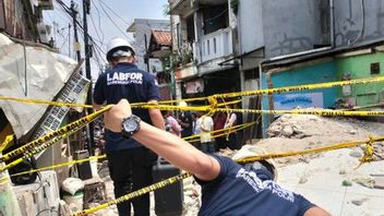 Process Of TKP Collapsed Building In Johar Baru Has Been Completed, Central Jakarta Police Wait For Results Of The Forensic Lab At Polri Headquarters
