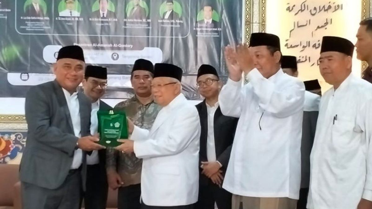 Resmikan Santri Institute, Ma'ruf Amin Tekankan Penguasaan Iptek