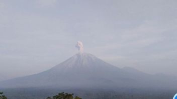 세메루산 오늘 아침 6차례 폭발, 화산재 폭발 900m 도달