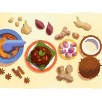 Google Doodle Hari Ini Rayakan Hari Rendang, Masakan Nasional dari Sumbar