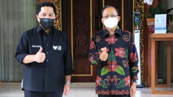 Erick Thohir Et Le Gouverneur Koster Discutent De L’ouverture Des Vols Internationaux De L’aéroport Ngurah Rai De Bali