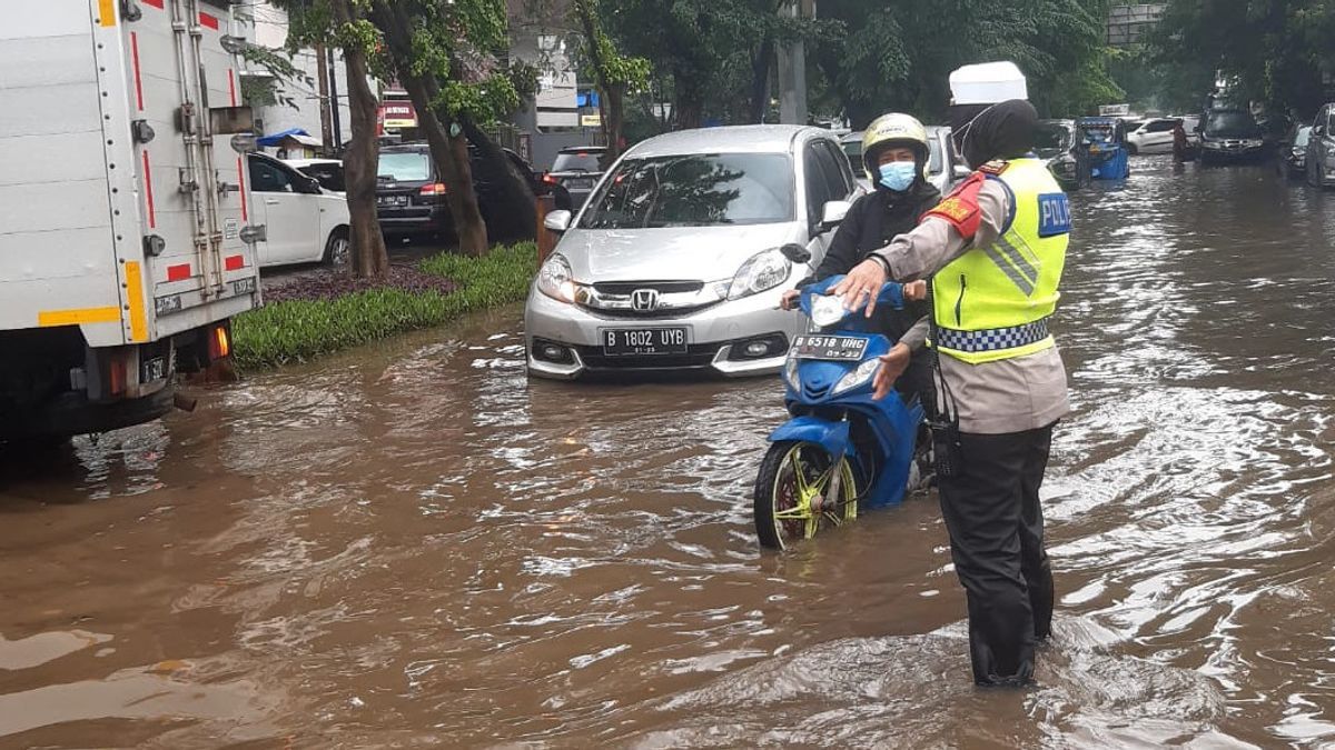 Bertambah, Kini Ada 47 RT di Jakarta Terendam Banjir,57 Warga Mengungsi