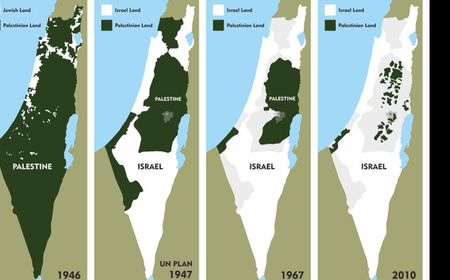 Sejarah Pembagian Wilayah Palestina yang Terus Dilanggar Israel