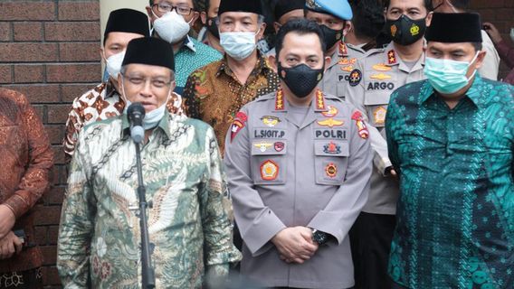 Silaturahmi ke PBNU, Kapolri Ingin Sinergi Umaroh dan Ulama