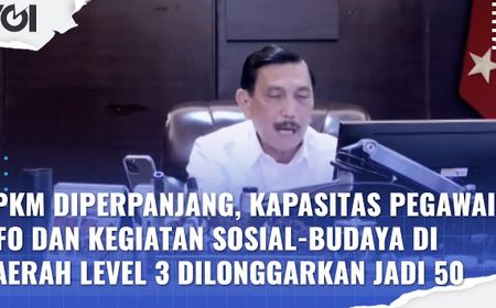 VIDEO: PPKM Kembali Diperpanjang, Begini Kata Luhut Binsar Pandjaitan