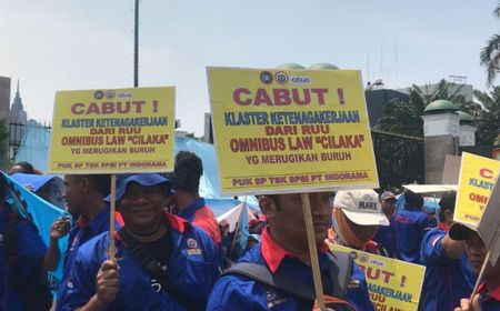 100 Ribu Buruh Bakal Mogok Kerja dan Demo Tolak RUU Cipta Kerja