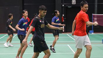 Cheerful Faces And Enthusiasm, The Indonesian Team Is Ready To Fight In The Sudirman Cup Quarter-finals