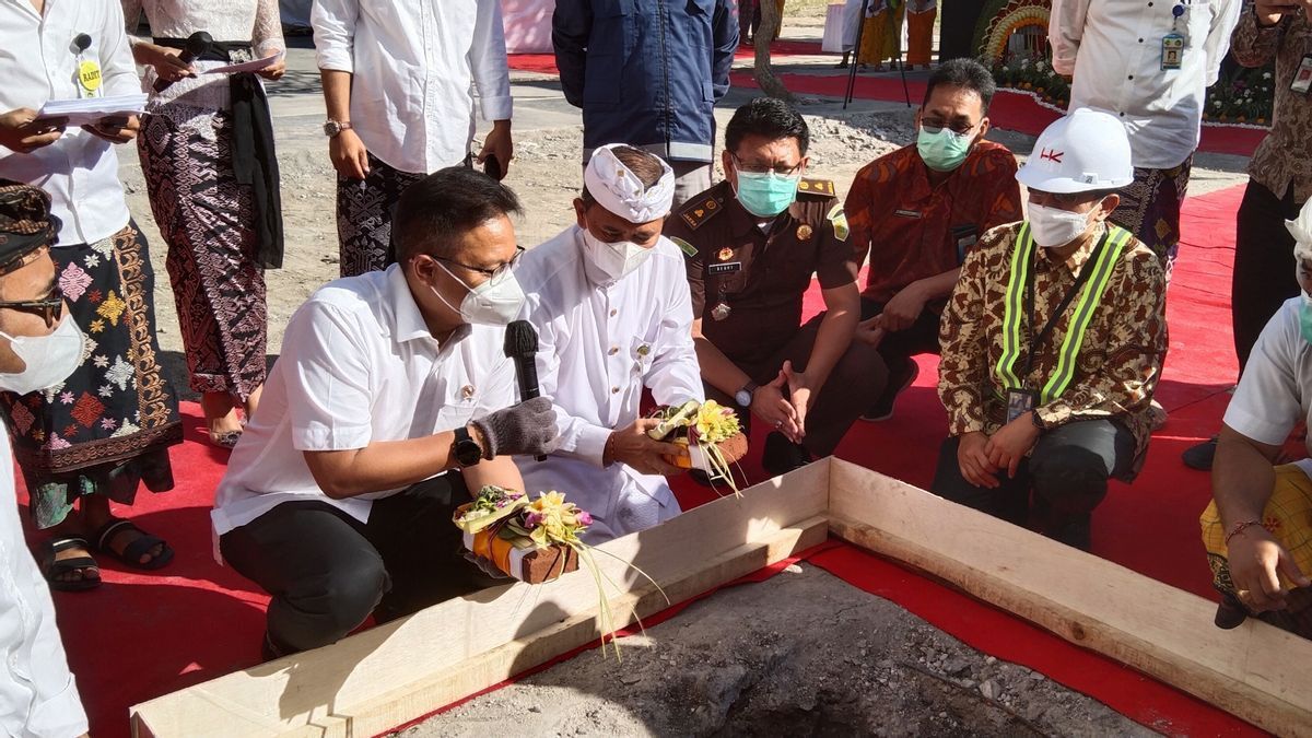 <i>Groundbreaking</i> Gedung Aesthetic Centre RSUP Sanglah, Menkes Budi Gunadi: Jadi Industri Baru Kesehatan di Bali 