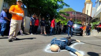 Prarekonstruksi Pembunuhan Sopir Taksi di Semarang: Korban Melawan Kemudian Ditusuk di Dada