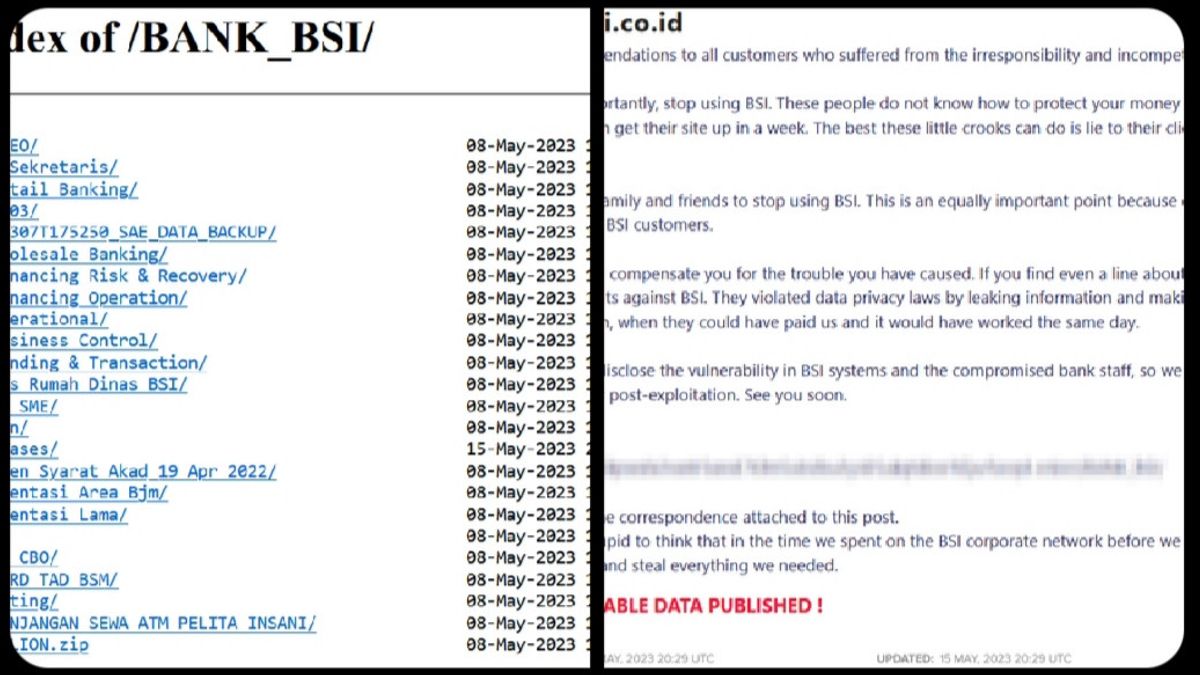 The LockBit Ransomware Gang Finally Distributed 1.5 TB Customer Data And BSI Employees To The Dark Web