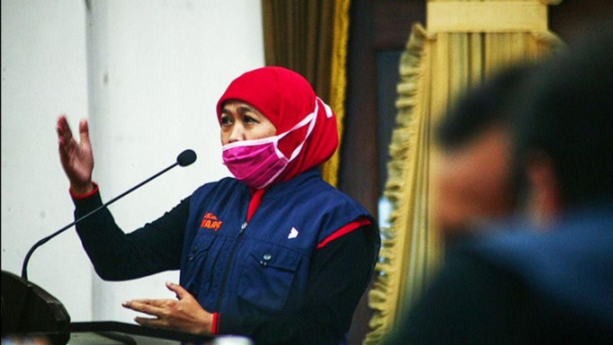Les Vaccins Sont à Court, Khofifah Envoie Une Lettre Au Ministre De La Santé Et Au Ministre De L’Intérieur Pour Demander D’accélérer La Distribution De Vaccins à Java Est