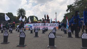Demo May Day, Buruh Lakukan Tes Antigen Lebih Dulu