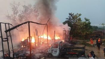 北バリトの3棟の建物が焼失、死者なし