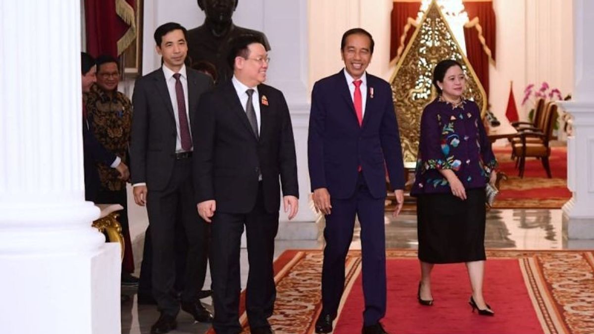 Jokowi Meets The Speaker Of The Vietnam Parliament To Discuss EEZ And Trade