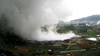 Sileri Dieng Crater Sprays Mud, Banjarnegara BPBD Asks Residents To Stay Calm