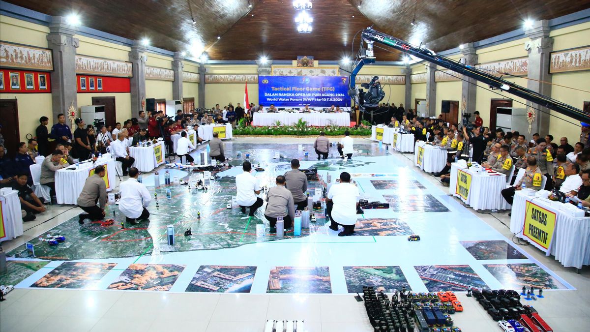Titled Tactical Floor Game, Police Finalize World Water Forum Security In Bali