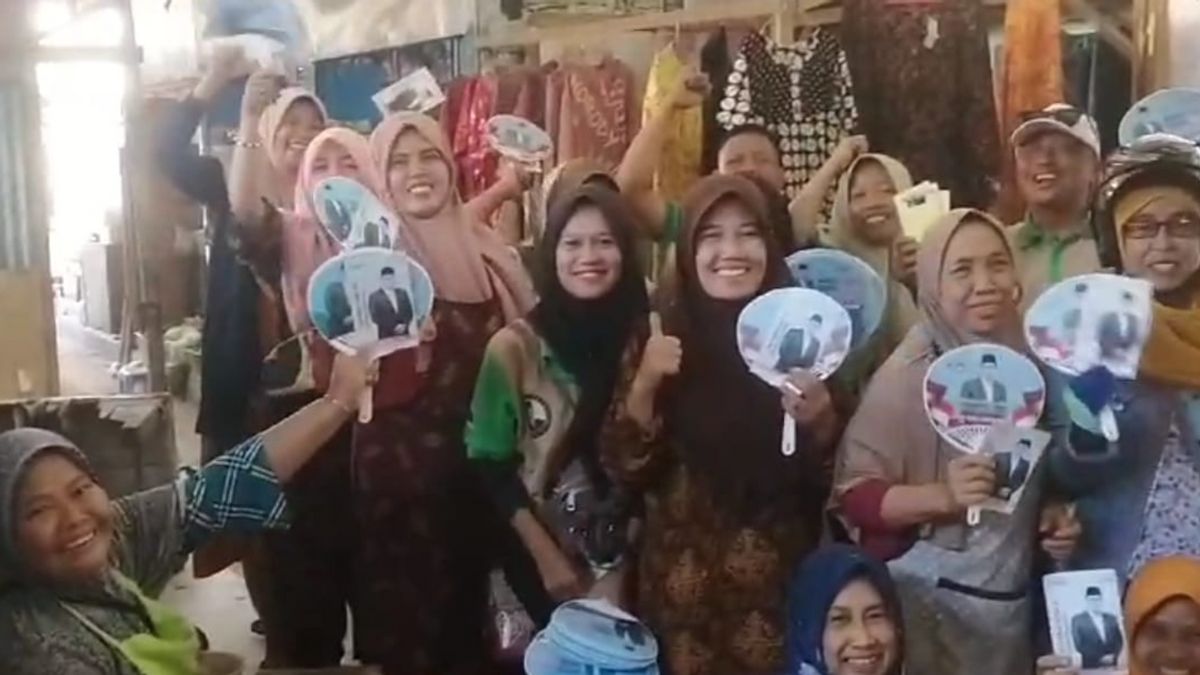 Pegadang Pasar Sukoharjo Ready Gerilya Galang Support for Cagub Sudaryono