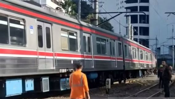 Impact Of KRL Drops At WTC Mangga Dua, KRL Bekasi Direction Uses One Path