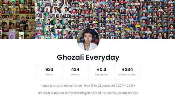 NFT Magic! Ghozali Cuan Billion From Selling Selfie Photo Collection On Opensea