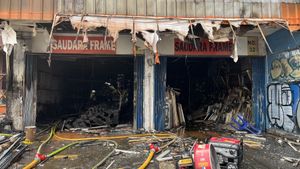Puslabfor Polri Tanganne la cause de l’incendie dans le magasin de Frame Mampang Jaksel