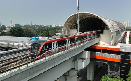 133.375 Pengguna Gunakan LRT Jabodebek Selama Libur Isra Mi'raj