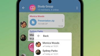 Telegram Kini Tampilkan Waktu Membaca Pesan Setiap Orang di Grup Kecil
