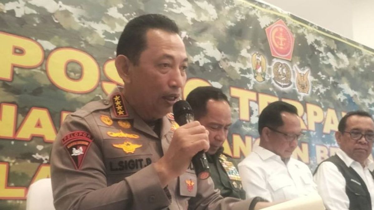 Kapolri Pastikan Pelaku Penjarahan di Sibolga Sudah Dibebaskan