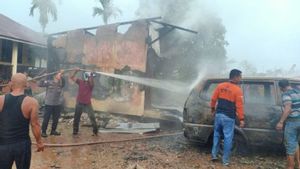 Kebakaran Kios di Kalbar, Pemiliknya Luka Serius Dilarikan ke RS