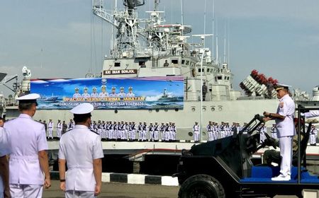 KRI Halasan Milik TNI AL Bakal Uji Tembak Rudal di  Laut Jawa-Bali