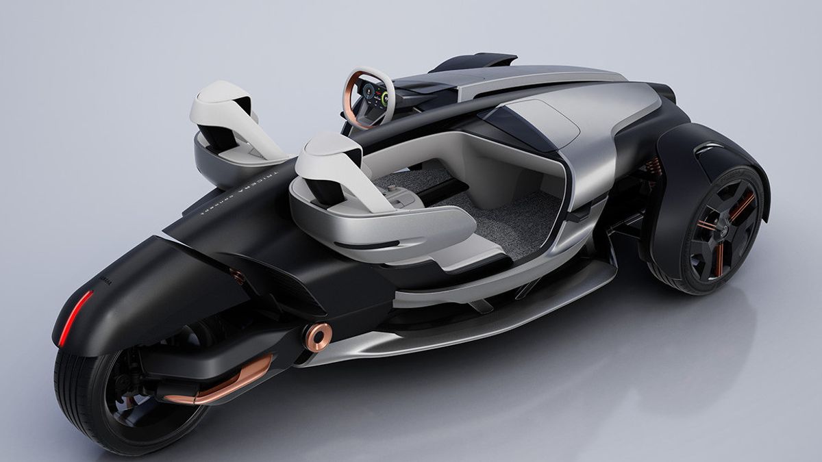 Yamaha Boyong Tricera To AIMExpo 2024, The Concept Of A Three-Wheel Motorbike Future