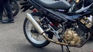 Puluhan Sepeda Motor dengan Knalpot Brong Diangkut ke Polres Cianjur