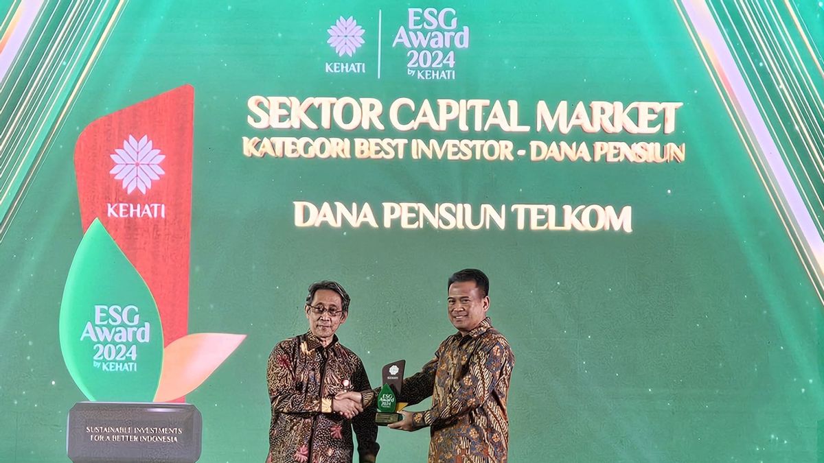 Dana Pensiun Telkom Raih ESG Award 2024