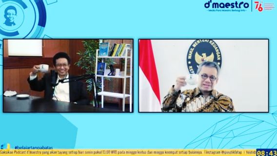 Really Good! The Ministry Of Finance, Led By Sri Mulyani, Has A Podcast In The Style Of Deddy Corbuzier