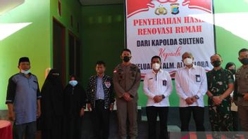 Receiving House Renovation Assistance, Ali Kalora's Family Says Thank You To Central Sulawesi Police