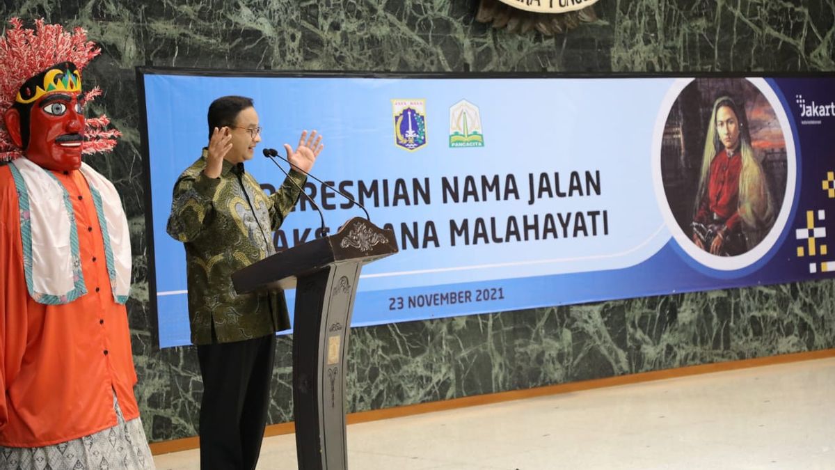 Ganti Nama Jalan di Kalimalang Jadi Laksamana Malahayati, Anies Harap Jakarta-Aceh Makin Erat