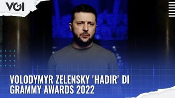 视频：Volodymyr Zelensky在2022年格莱美奖上