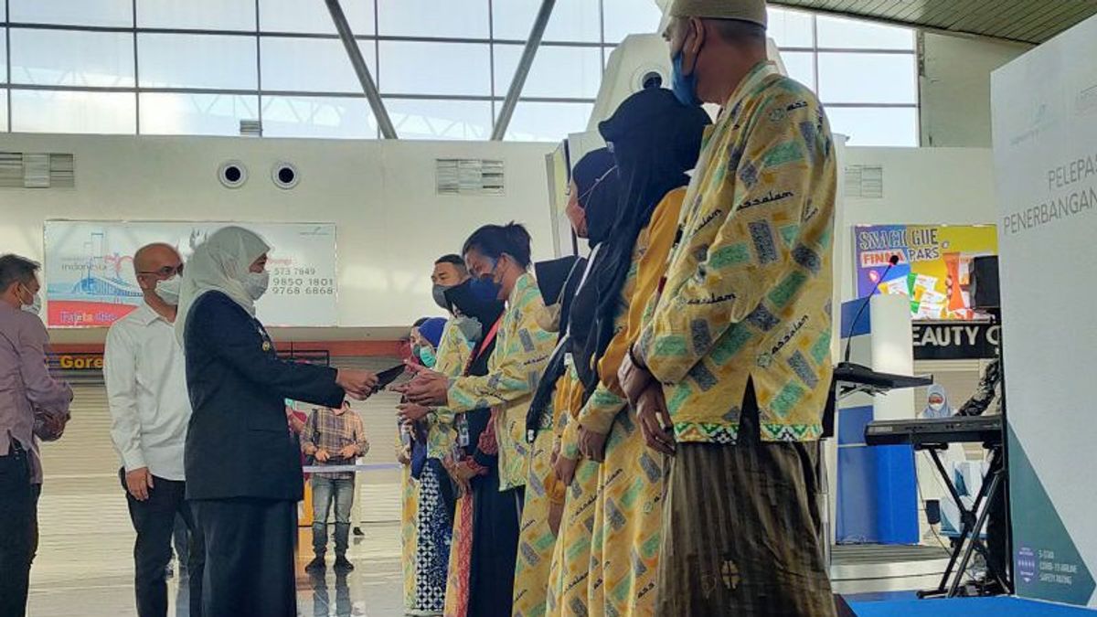 Gubernur Khofifah Optimistis Bandara Juanda Jadi Hub Jemaah Umrah