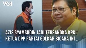 VIDEO: Respons Airlangga Hartarto Usai Azis Syamsuddin Jadi Tersangka