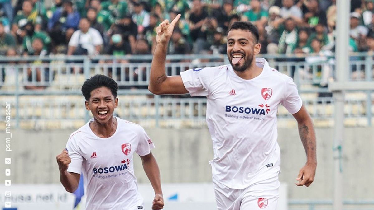 Liga 1: Gol Bunuh Diri Kapten Persebaya Bikin PSM Kian Nyaman di Puncak Klasemen