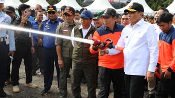 라이우의 카르후타라 경보 사과, 정부는 OMC에서 헬리콥터 물 폭탄 준비 