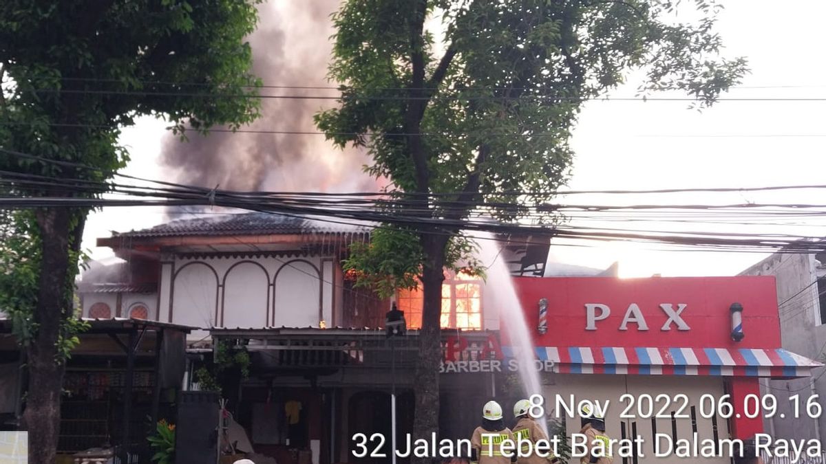 The Leaking Gas Cylinder, Warteg In Tebet, South Jakarta Burns, A Loss Of IDR 400 Million