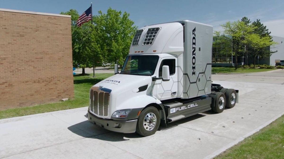 Honda Pamer camion de concept cellules de carburant d’hydrogène de classe 8 au ACT Expo 2024