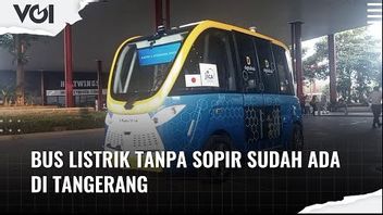 VIDEO: Driverless Electric Bus Already In Tangerang