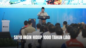 President Prabowo wants to live 1000 years later, to witness Indonesia Jaya