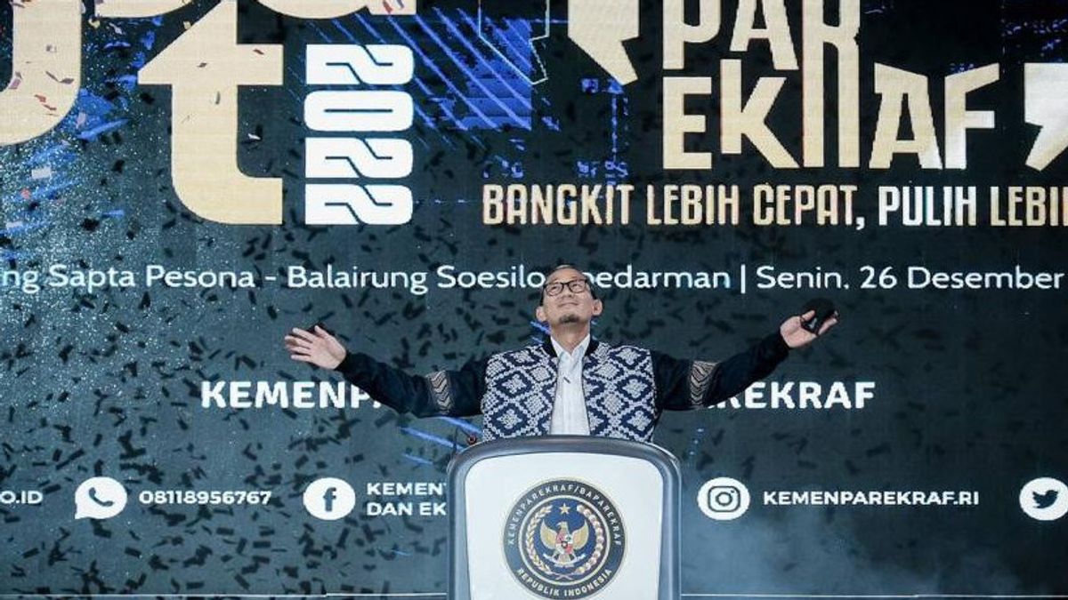 Minister Sandiaga Uno Disbursed The Domino Effect From The 2022 Wisman Visit Which ENDed The Target