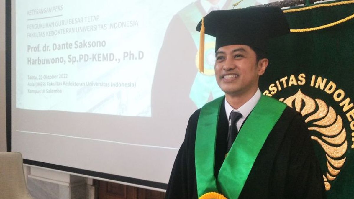 Deputy Minister Of Health Dante Was Confirmed As A Permanent Professor Of FKUI